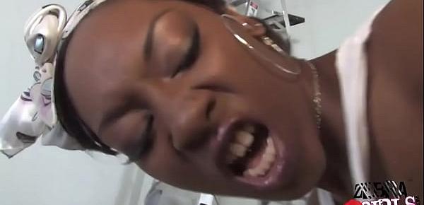 black maid fucking interracial